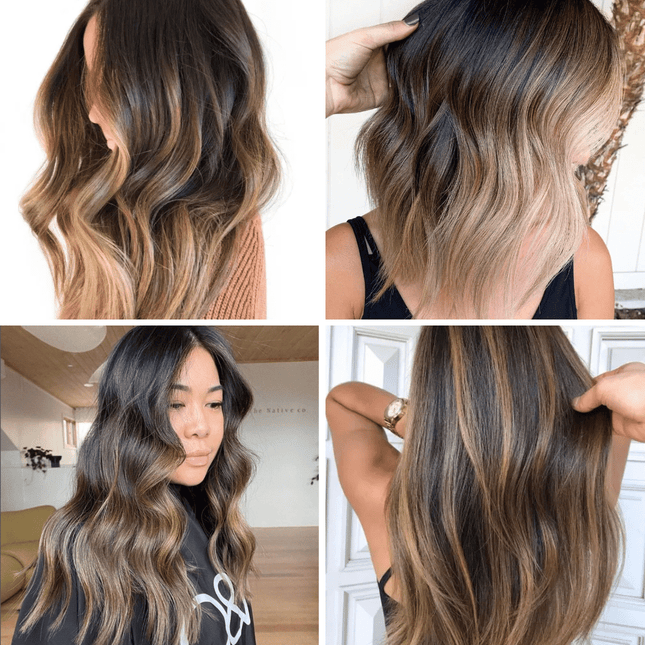 Bruin haar Balayage - MUVO Balayage Shampoo for Brunettes - Shampoo voor balayage en highlights in bruin haar