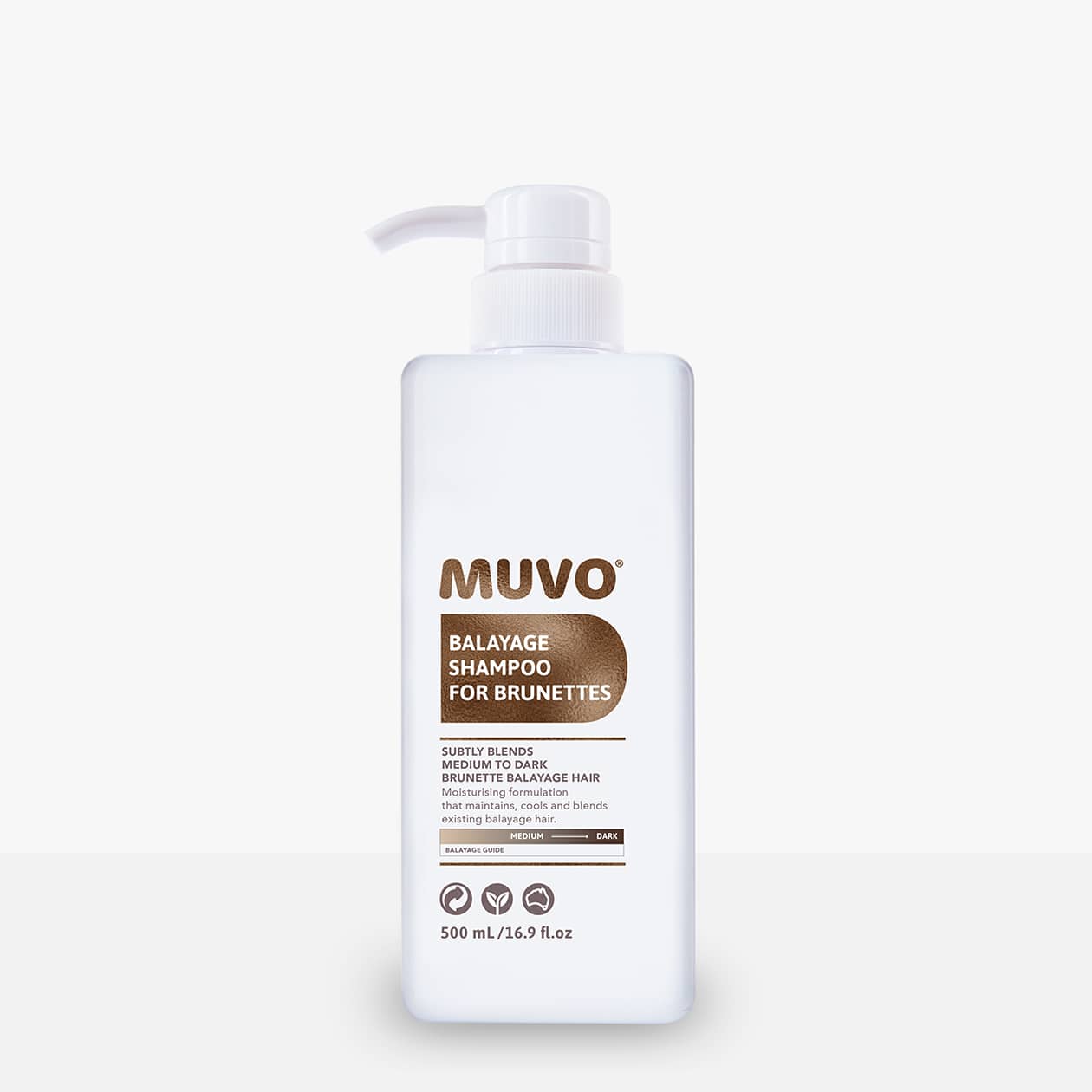 MUVO Balayage Shampoo for Brunettes - Shampoo voor balayage en highlights in bruin haar