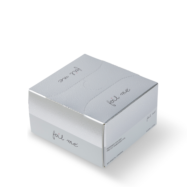 Foil Me The Original pre-cut folie - Foil Me Foils Nederland - Beste kappersfolie, aluminium folie voor kappers, kappersfolie voor highlights, balayage en kleurtechnieken.