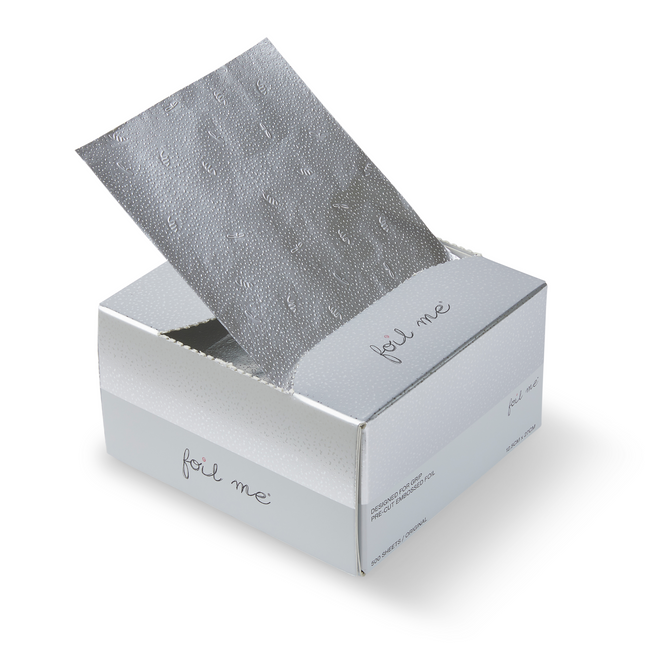 Foil Me The Original pre-cut folie - Foil Me Foils Nederland - Beste kappersfolie, aluminium folie voor kappers, kappersfolie voor highlights, balayage en kleurtechnieken.