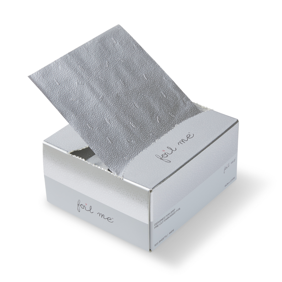 Foil Me The Wide voorgesneden zilveren kappersfolie 15 x 27 cm