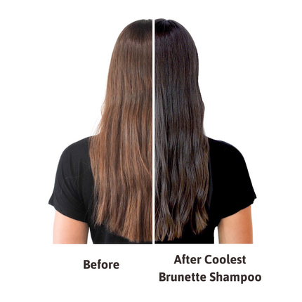 Krachtige toning shampoo voor bruin, brunette kleur haar. MUVO Coolest Brunette Shampoo is het antwoord op het koel houden van donker haar. Wanneer die warme gloed begint te verschijnen, kun je vanaf nu weer koele tinten toevoegen. Deze baanbrekende brunette shampoo is perfect voor brunettes die kleur en extra glans nodig hebben, of brunettes met highlights of balayage die de warmte willen verzachten.