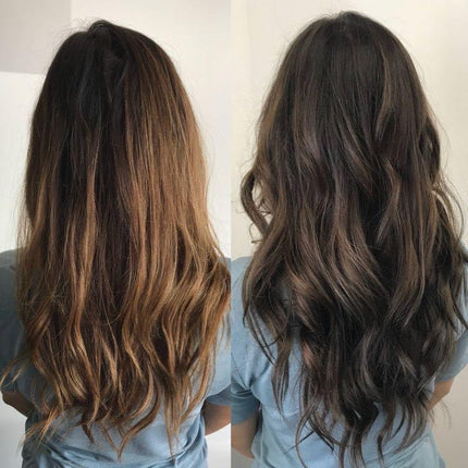 Krachtige toning shampoo voor bruin, brunette kleur haar. MUVO Coolest Brunette Shampoo is het antwoord op het koel houden van donker haar. Wanneer die warme gloed begint te verschijnen, kun je vanaf nu weer koele tinten toevoegen. Deze&nbsp;baanbrekende brunette shampoo is perfect voor brunettes die kleur en extra glans nodig hebben, of brunettes met highlights of balayage die de warmte willen verzachten.