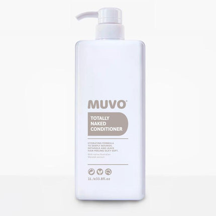 MUVO Totally Naked Conditioner is een hydraterende formule die het haar diep voedt, ontwart en zijdezacht laat aanvoelen