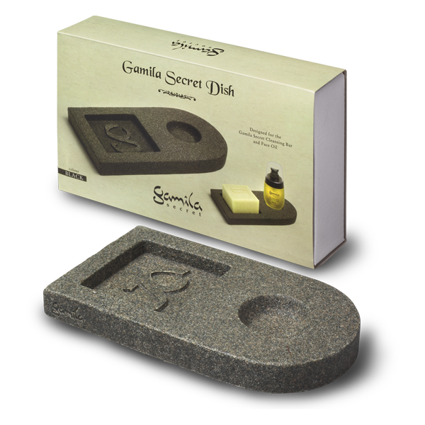 Gamila Secret Combi Dish Soap & Face Oil is ideaal om je Gamila Secret Skin Care set in optimale conditie te bewaren in je badkamer.
